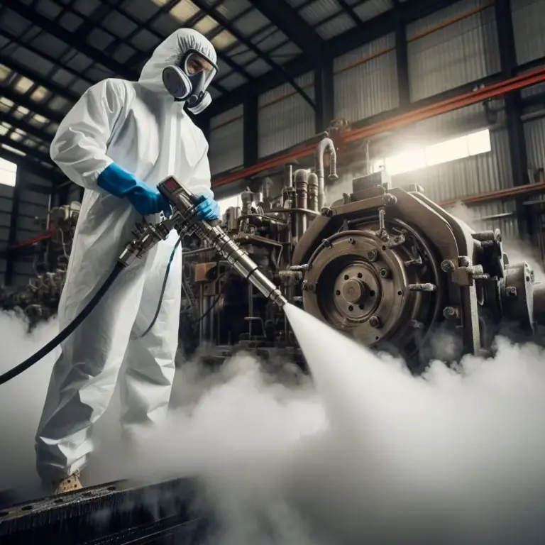 Trockeneisstrahlen - Eine effektive und umweltfreundliche Reinigungsmethode