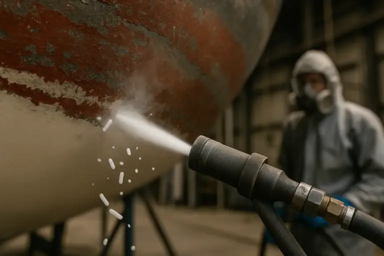 Sauber, schnell, schonend: Antifouling mit Trockeneisstrahlen entfernen