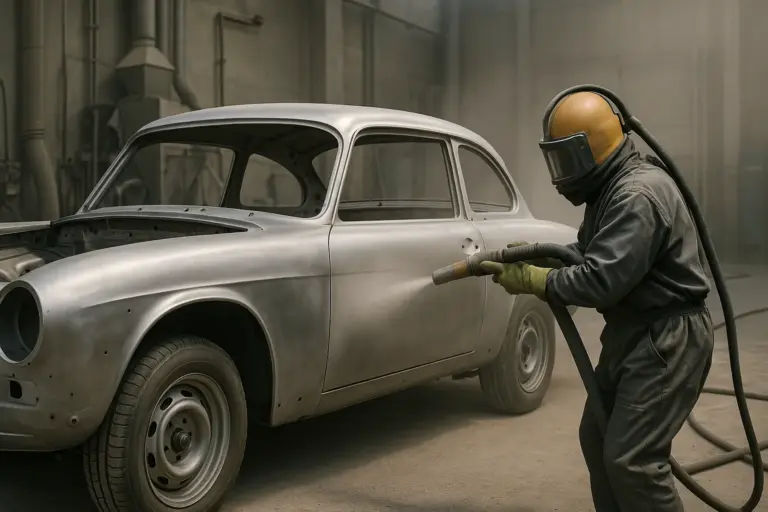 Karosserie Sandstrahlen – Rostentfernung und perfekte Basis für die Fahrzeugaufbereitung