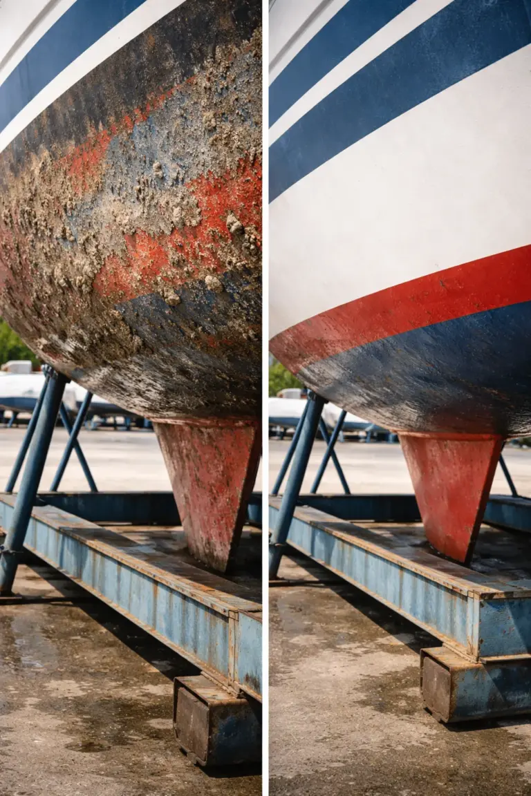 Bootsrumpf reinigen – Methodenvergleich